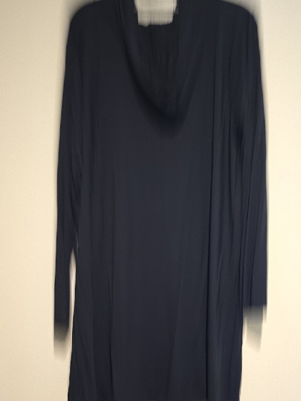 Michael Kors Black Hooded Dress with White MK Emblem - Picture 7 of 7
